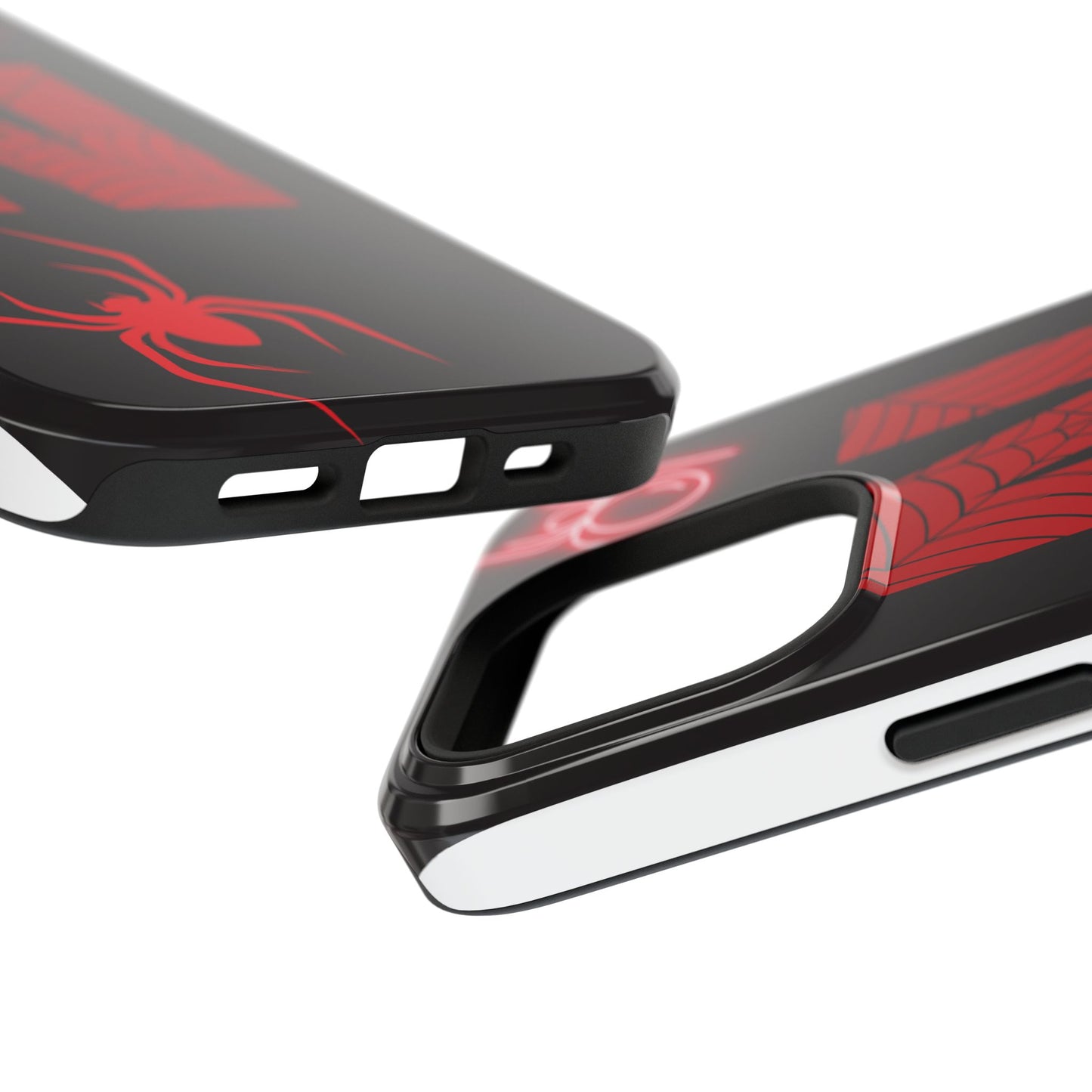 Spider-Design Impact Case for Netflix Lovers, Phone Cover, Gift for Movie Buffs, Halloween Accessory, Unique Phone Protector
