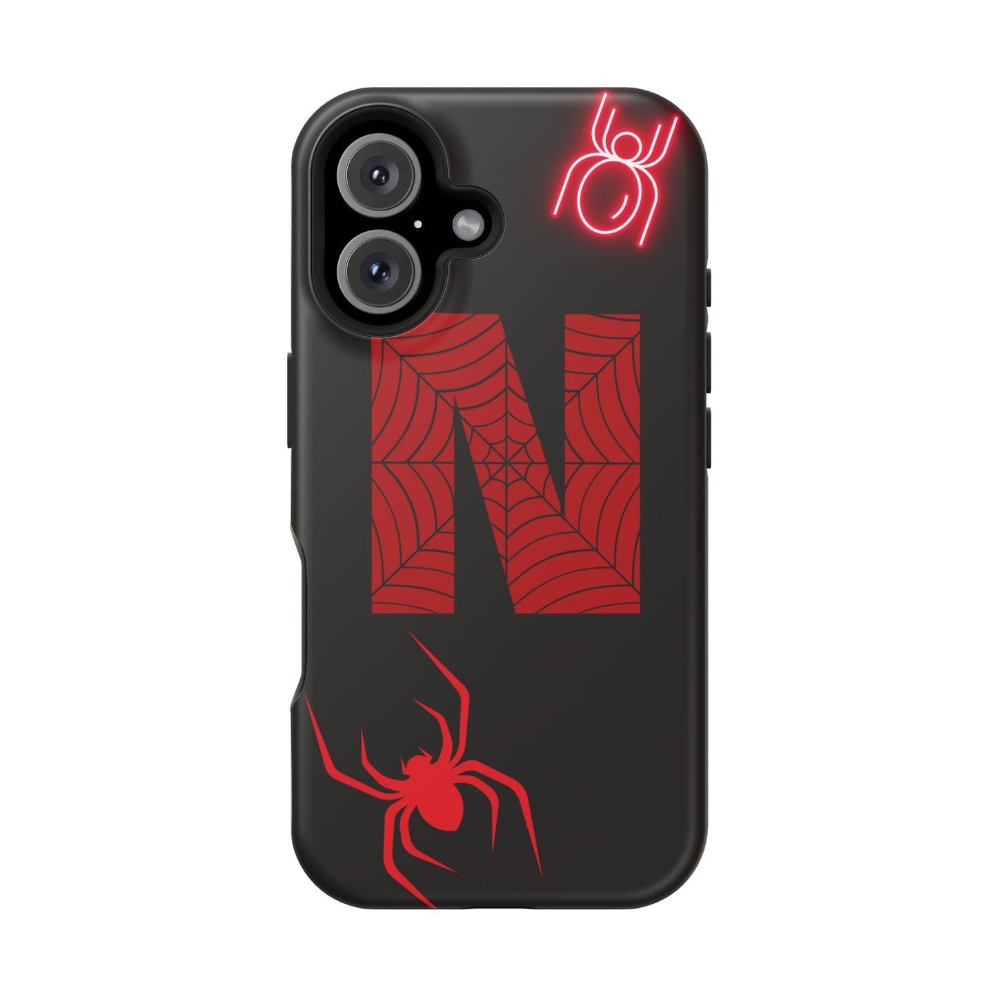 Spider-Design Impact Case for Netflix Lovers, Phone Cover, Gift for Movie Buffs, Halloween Accessory, Unique Phone Protector