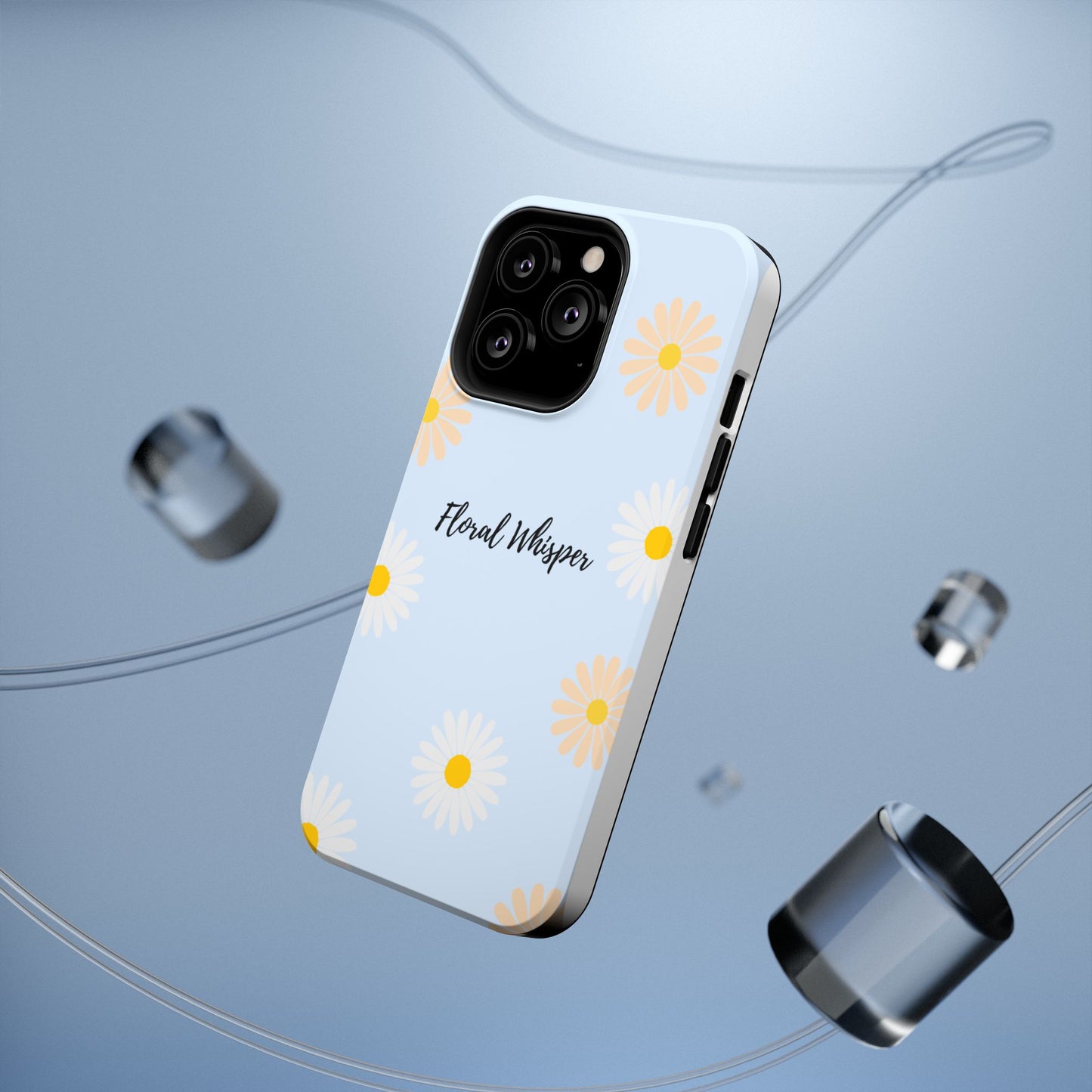 Floral Whisper Impact-Resistant Phone Case | Cute Floral Design, Summer Gift, Durable Phone Accessory, Nature Lover's Case, Protective Cover
