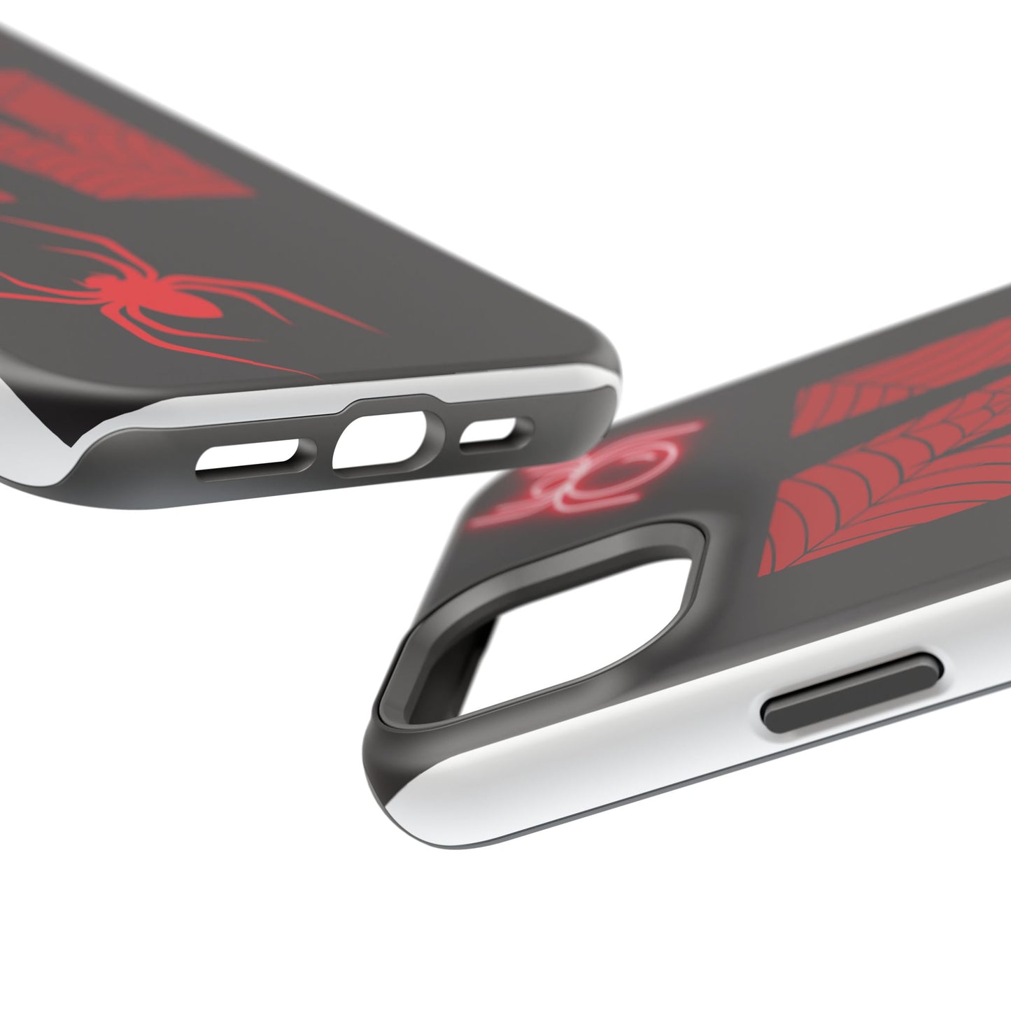 Spider-Design Impact Case for Netflix Lovers, Phone Cover, Gift for Movie Buffs, Halloween Accessory, Unique Phone Protector
