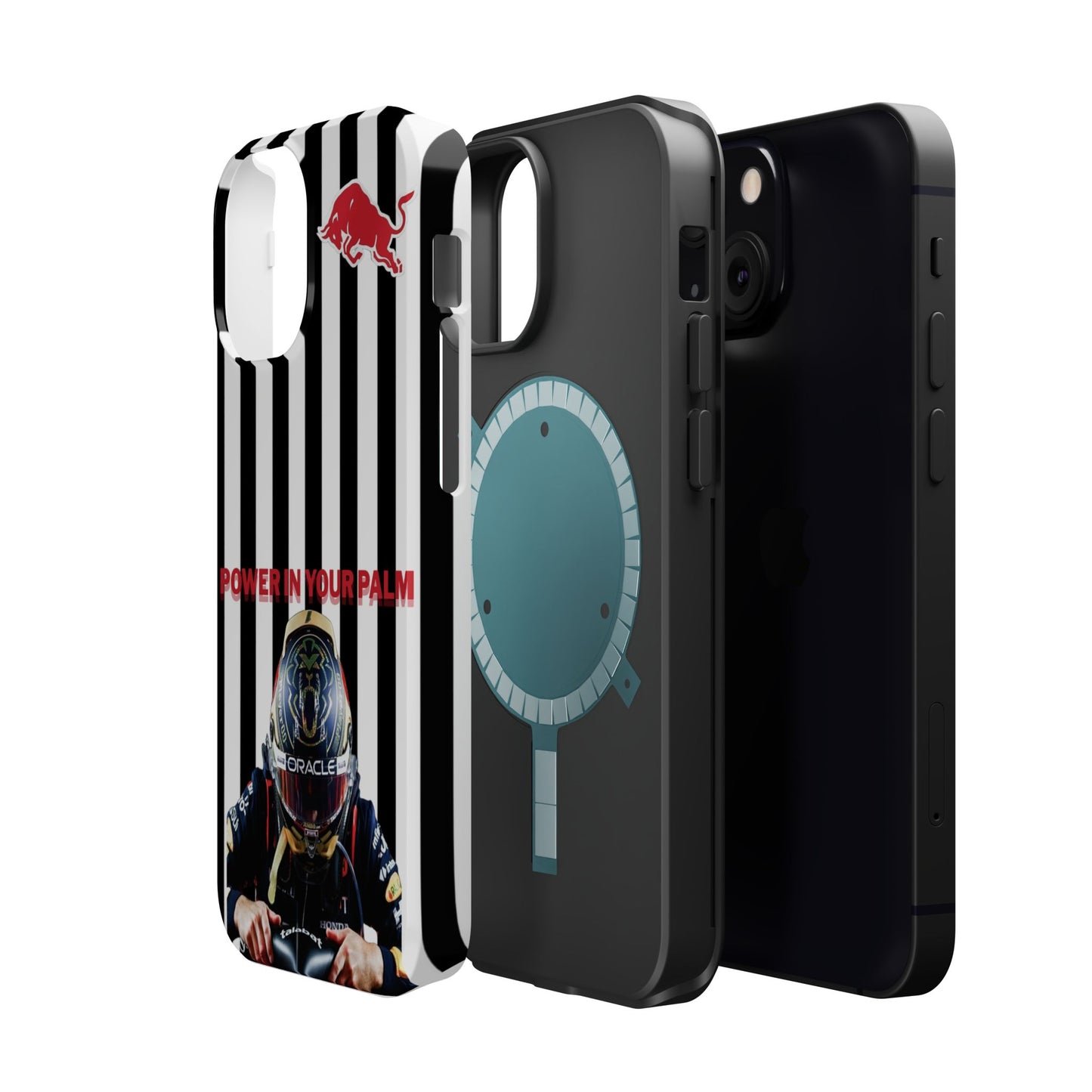 Sleek Magnetic Phone Case, Race Car Enthusiast Gift, Customizable Tough Protector, Unique Racing Design, Power in Your Palm