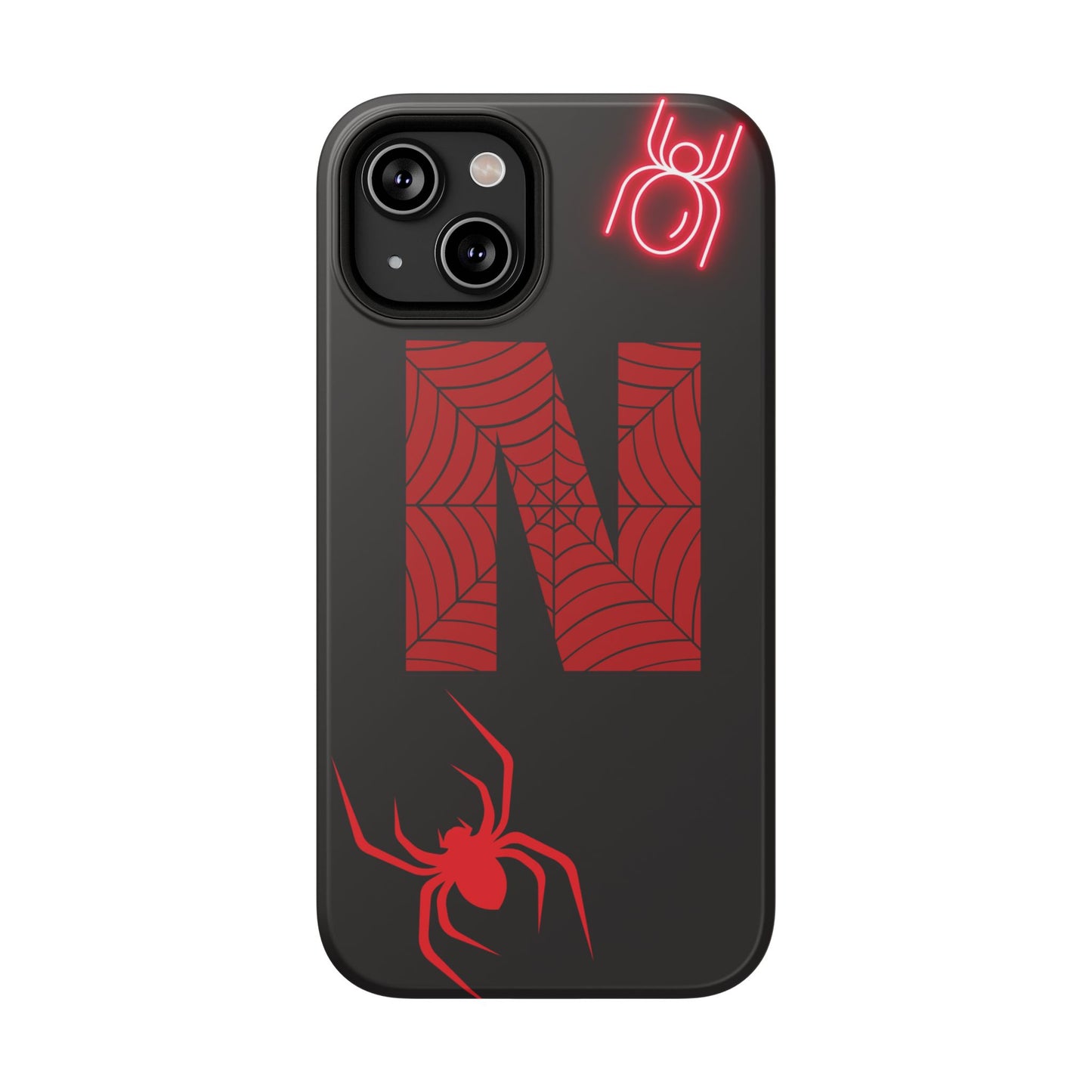 Spider-Design Impact Case for Netflix Lovers, Phone Cover, Gift for Movie Buffs, Halloween Accessory, Unique Phone Protector
