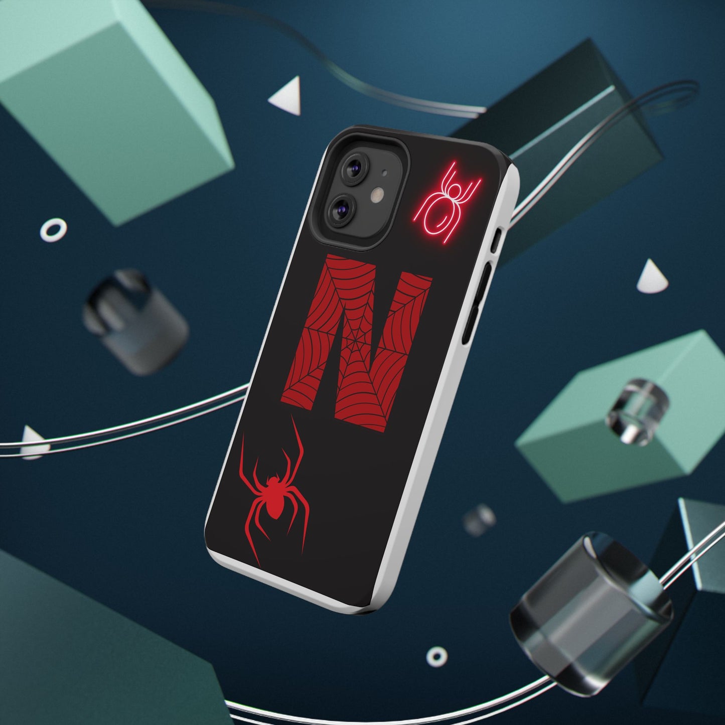 Spider-Design Impact Case for Netflix Lovers, Phone Cover, Gift for Movie Buffs, Halloween Accessory, Unique Phone Protector