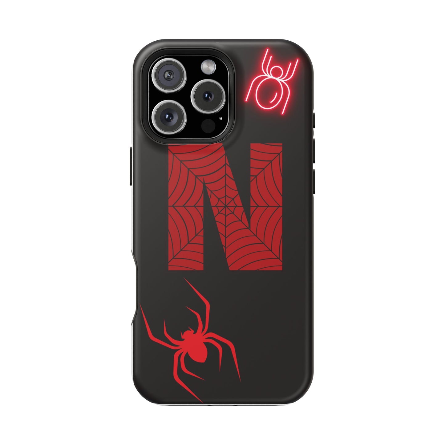 Spider-Design Impact Case for Netflix Lovers, Phone Cover, Gift for Movie Buffs, Halloween Accessory, Unique Phone Protector
