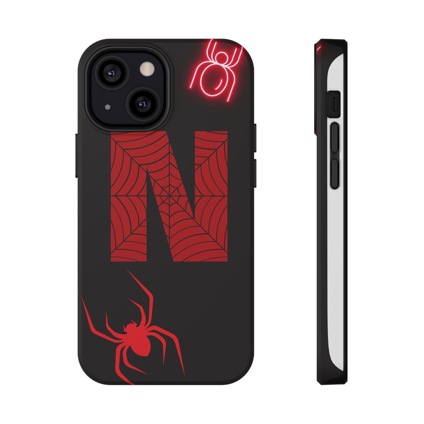 Spider-Design Impact Case for Netflix Lovers, Phone Cover, Gift for Movie Buffs, Halloween Accessory, Unique Phone Protector
