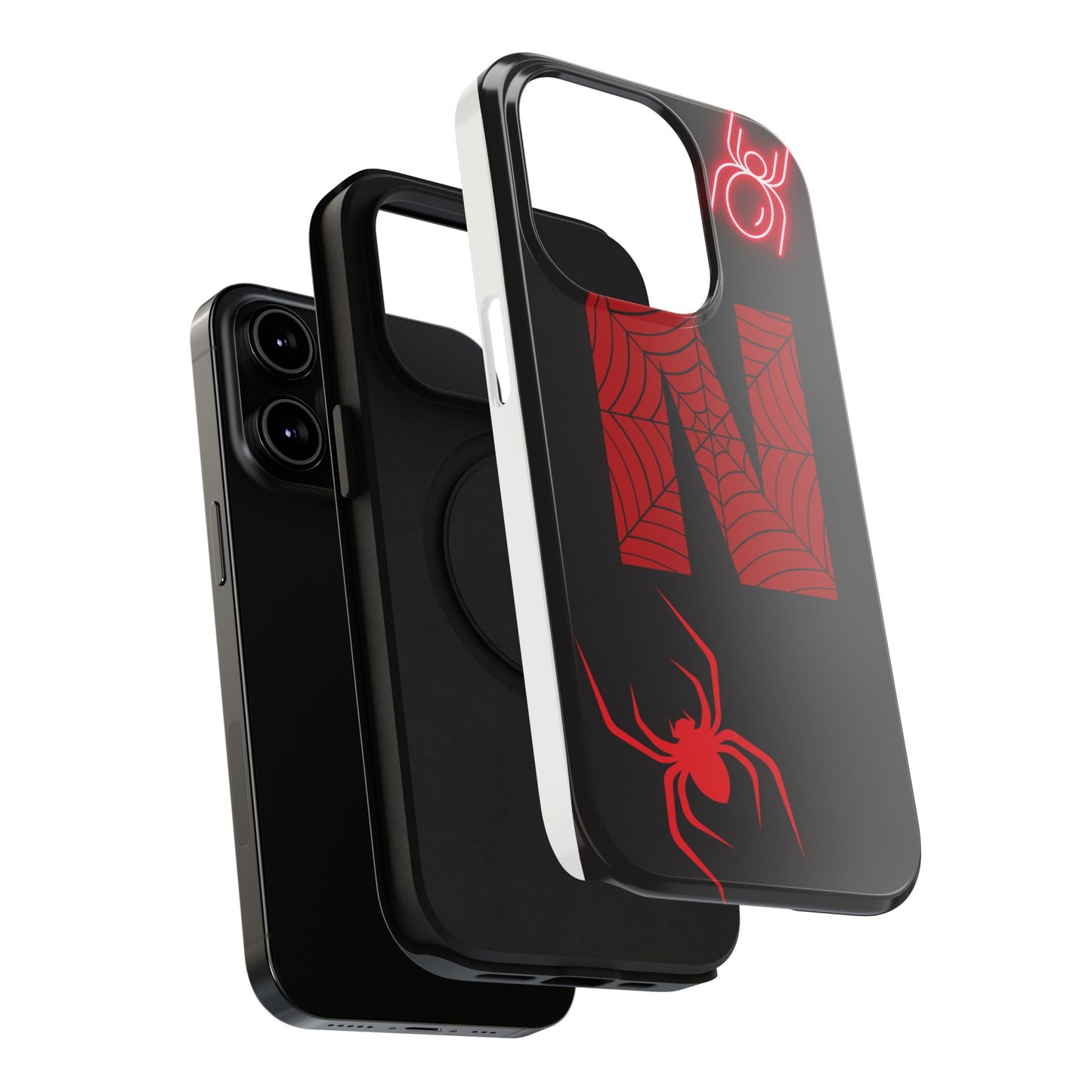 Spider-Design Impact Case for Netflix Lovers, Phone Cover, Gift for Movie Buffs, Halloween Accessory, Unique Phone Protector