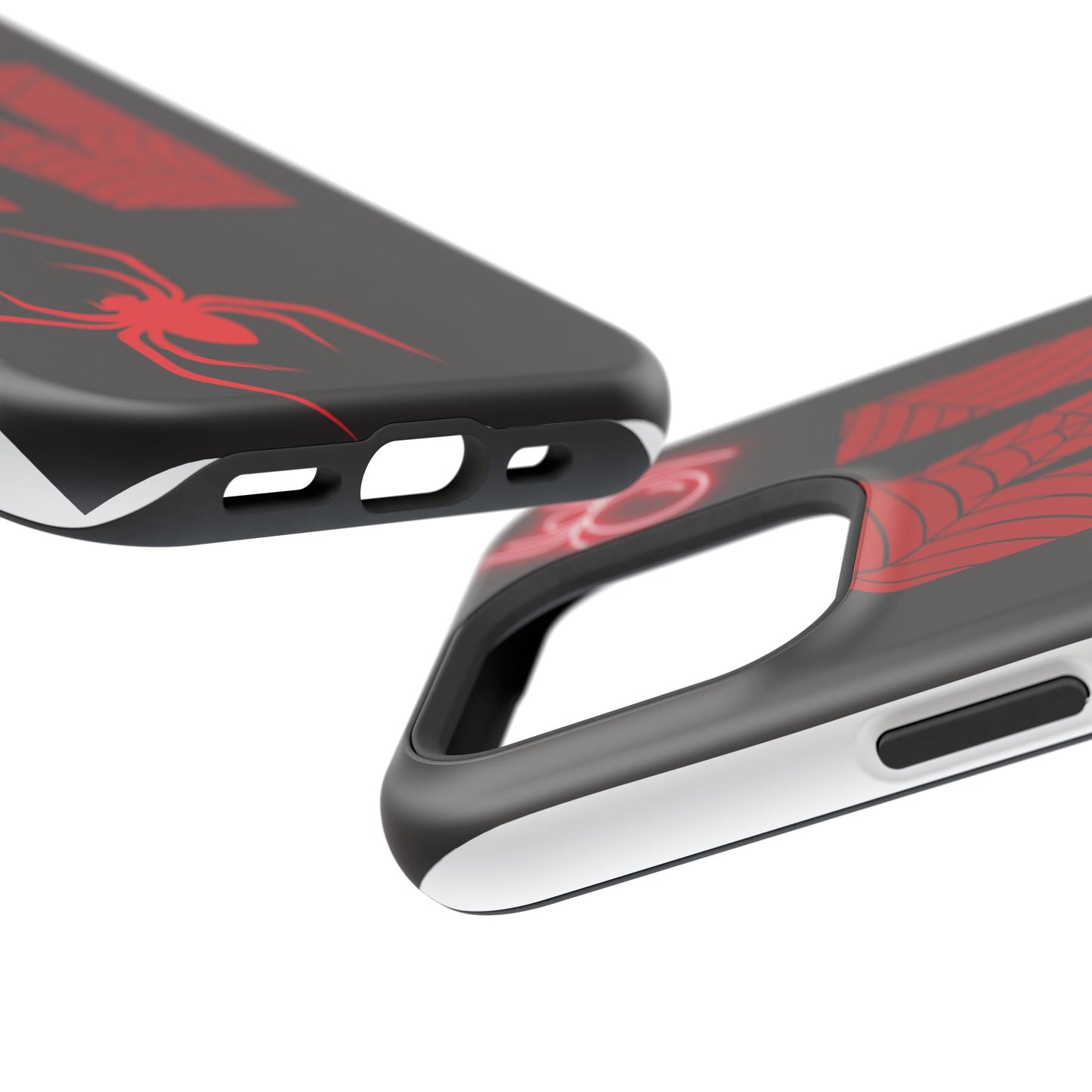 Spider-Design Impact Case for Netflix Lovers, Phone Cover, Gift for Movie Buffs, Halloween Accessory, Unique Phone Protector