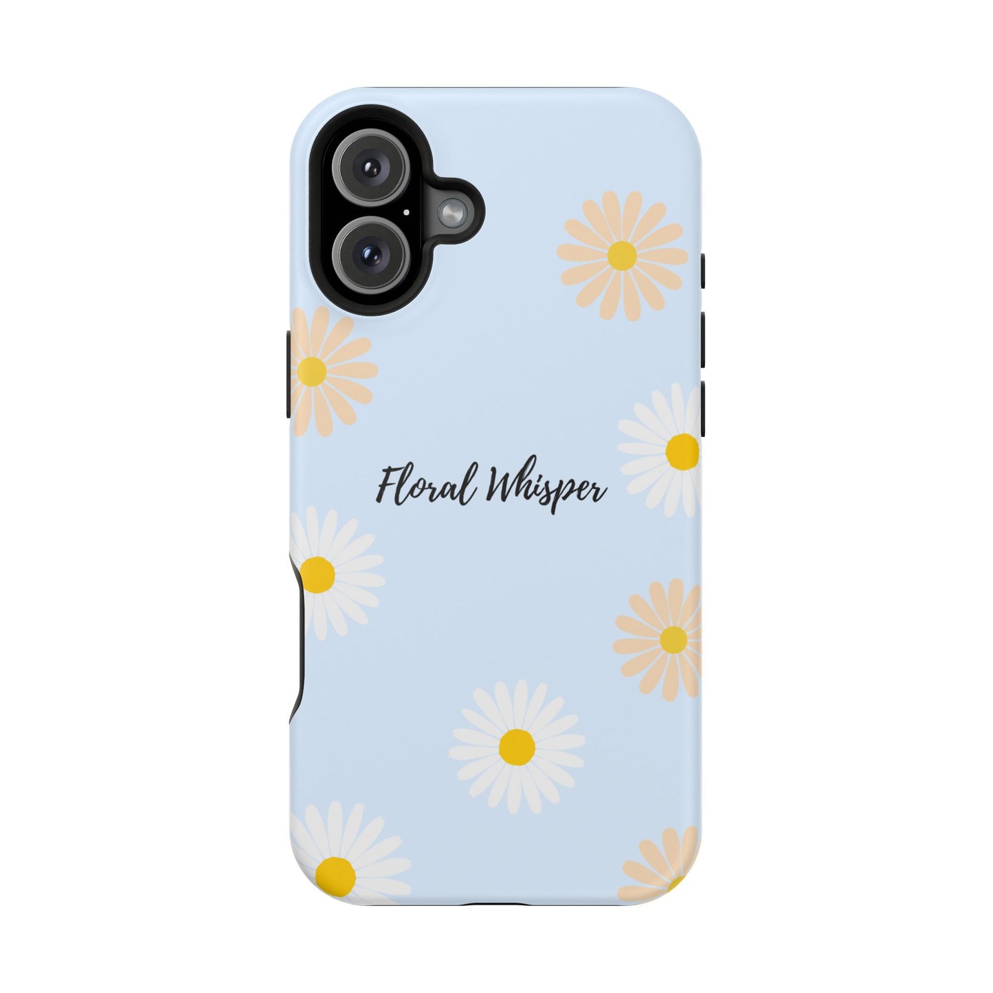 Floral Whisper Impact-Resistant Phone Case | Cute Floral Design, Summer Gift, Durable Phone Accessory, Nature Lover's Case, Protective Cover