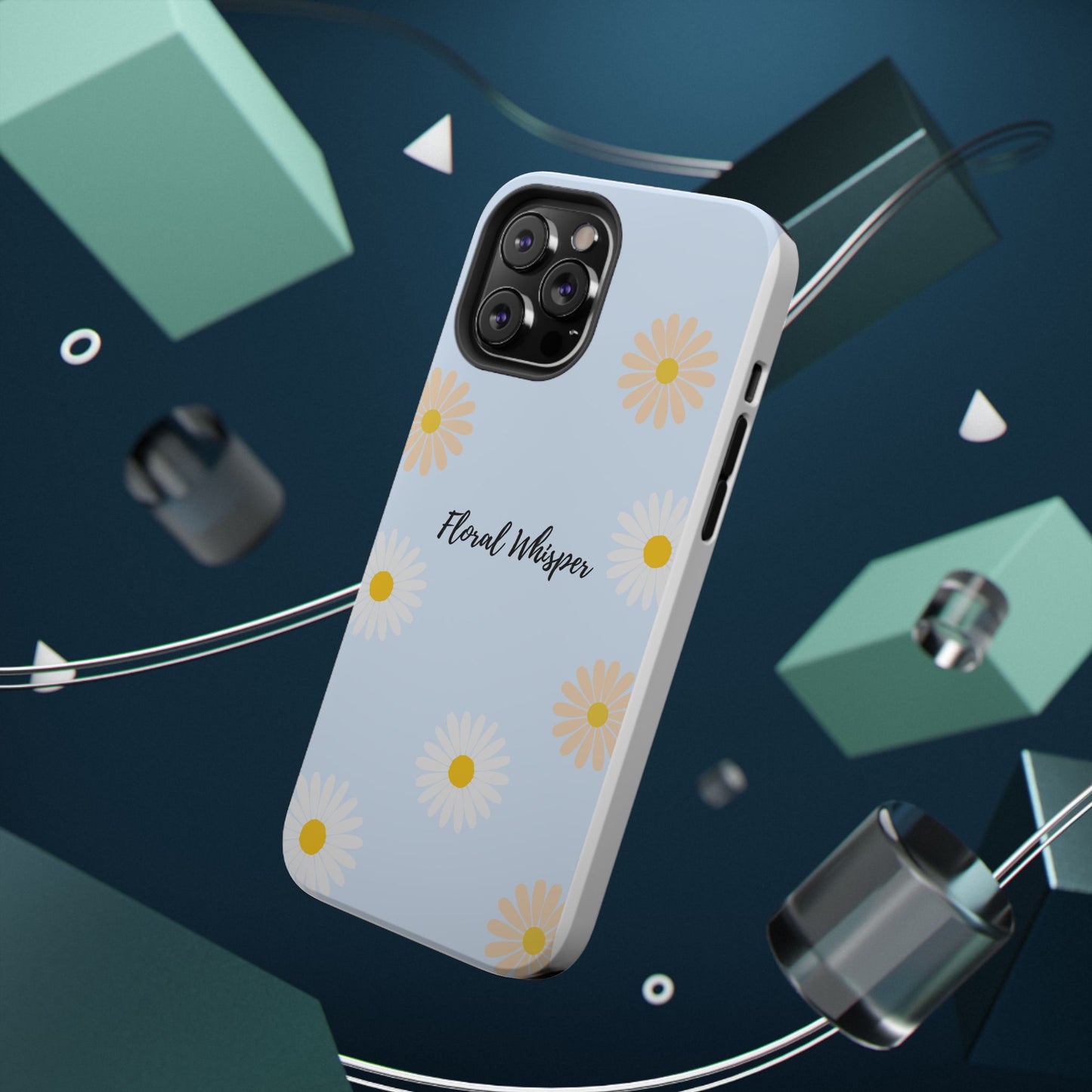 Floral Whisper Impact-Resistant Phone Case | Cute Floral Design, Summer Gift, Durable Phone Accessory, Nature Lover's Case, Protective Cover