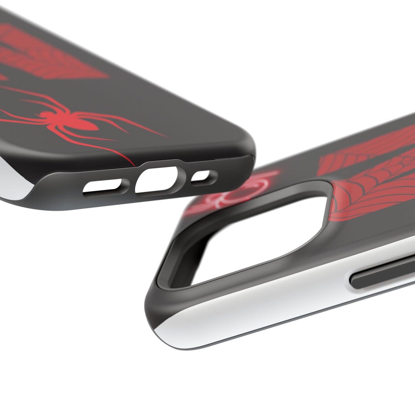 Spider-Design Impact Case for Netflix Lovers, Phone Cover, Gift for Movie Buffs, Halloween Accessory, Unique Phone Protector