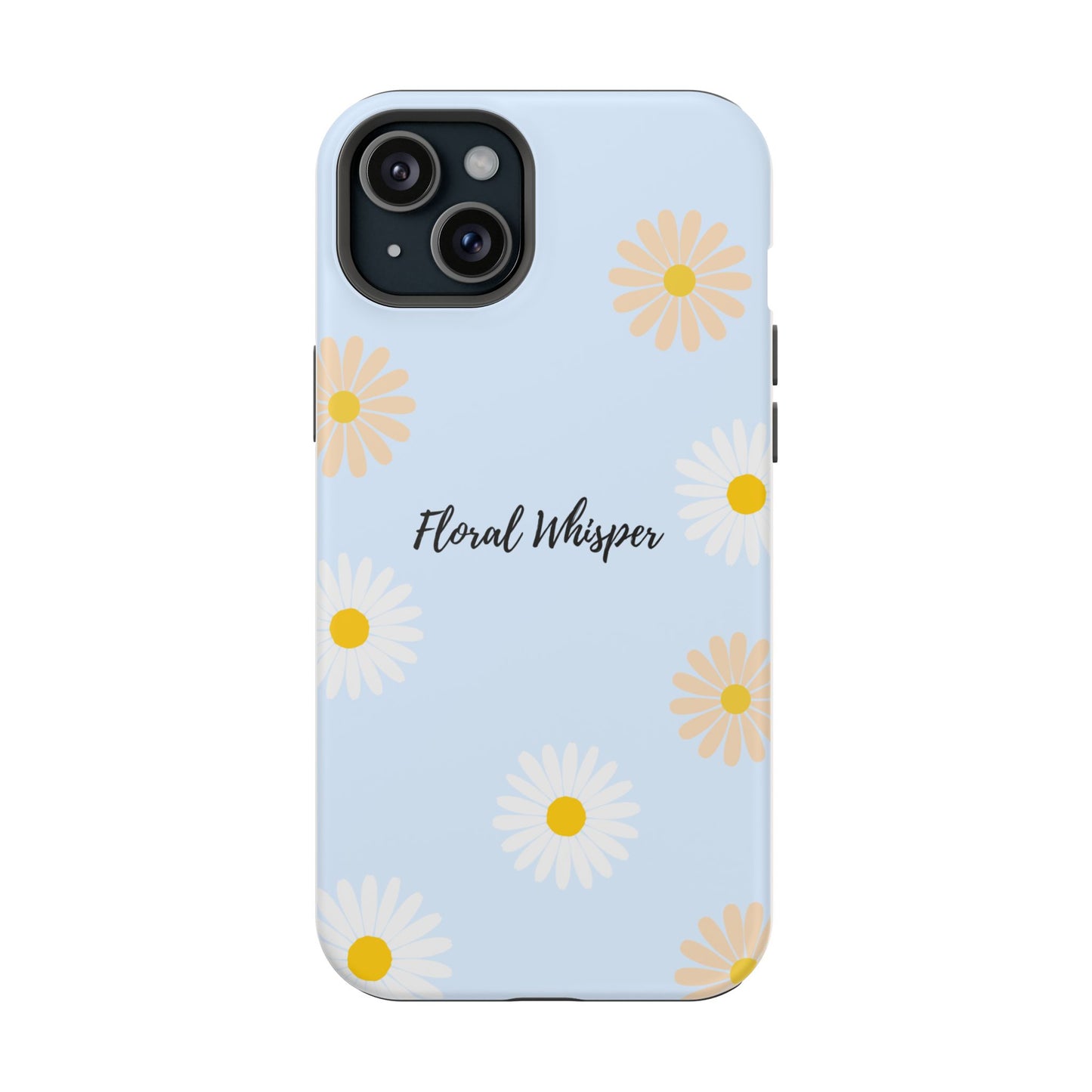 Floral Whisper Impact-Resistant Phone Case | Cute Floral Design, Summer Gift, Durable Phone Accessory, Nature Lover's Case, Protective Cover