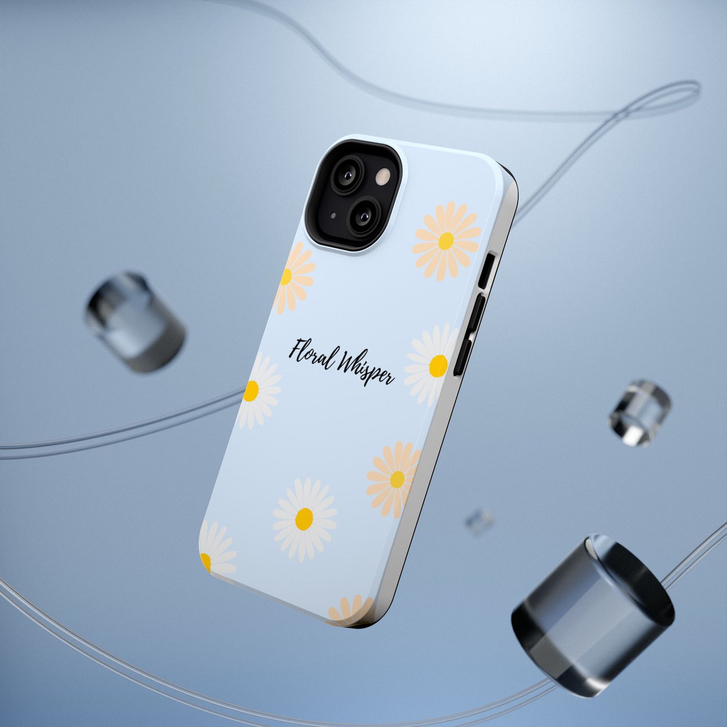 Floral Whisper Impact-Resistant Phone Case | Cute Floral Design, Summer Gift, Durable Phone Accessory, Nature Lover's Case, Protective Cover