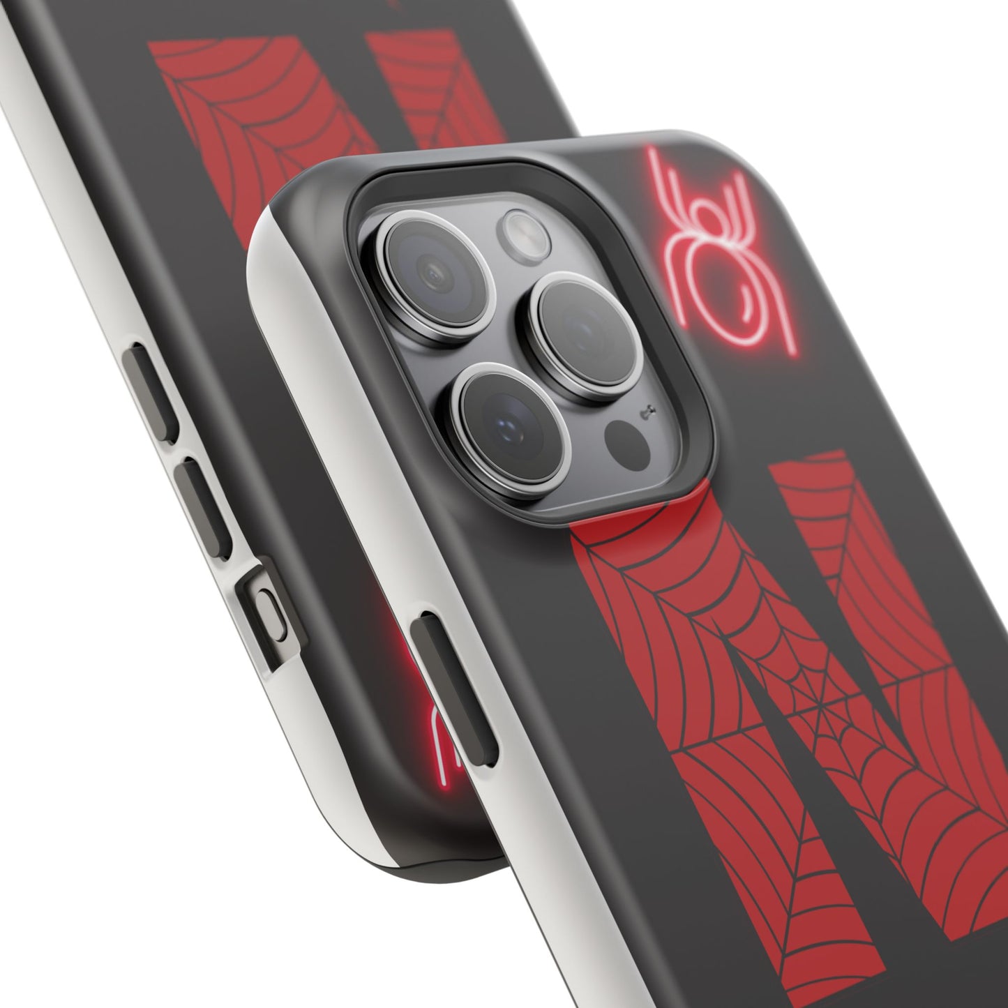 Spider-Design Impact Case for Netflix Lovers, Phone Cover, Gift for Movie Buffs, Halloween Accessory, Unique Phone Protector