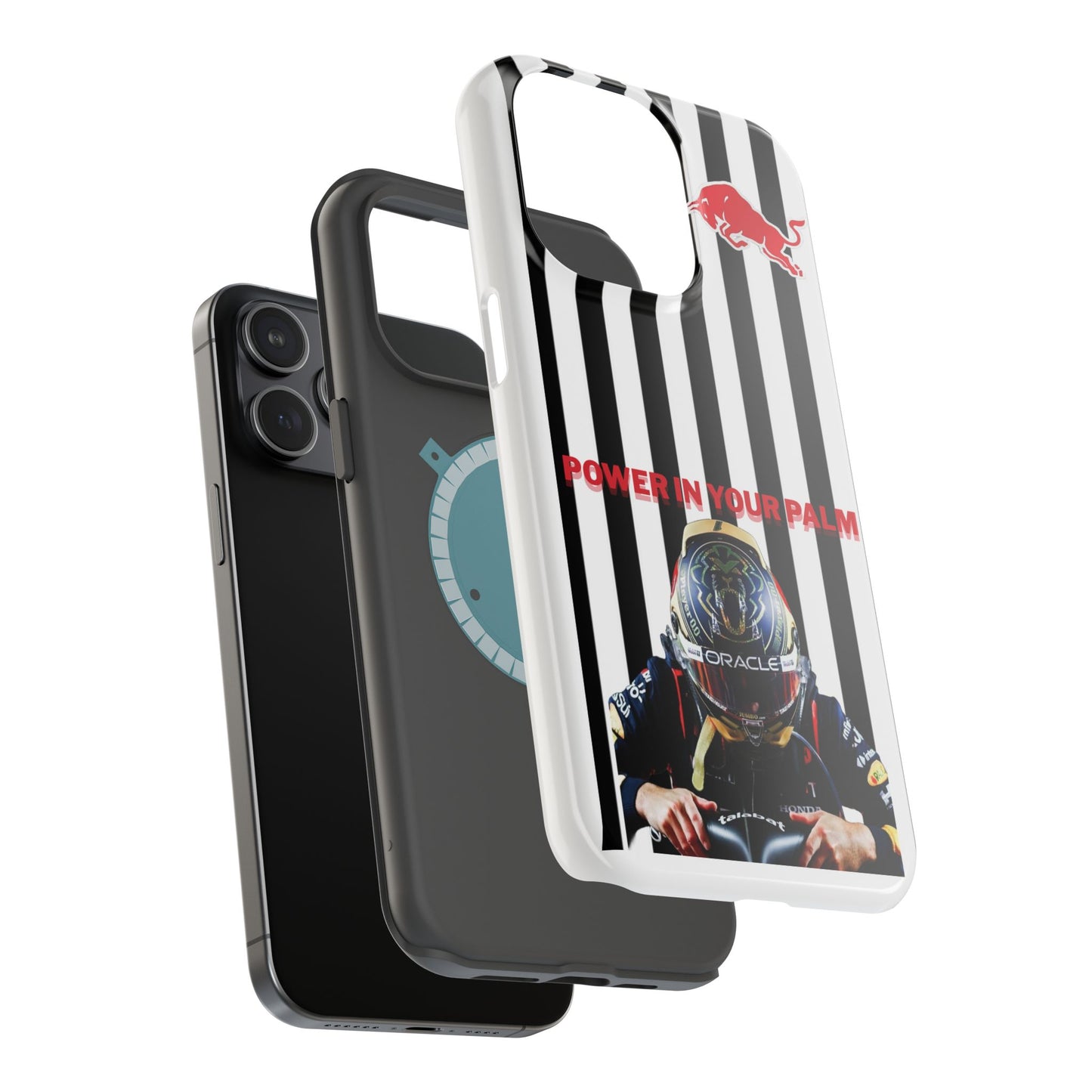 Sleek Magnetic Phone Case, Race Car Enthusiast Gift, Customizable Tough Protector, Unique Racing Design, Power in Your Palm