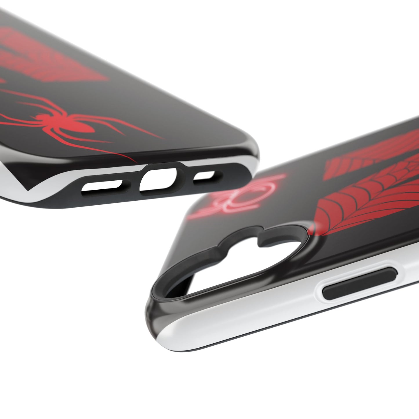Spider-Design Impact Case for Netflix Lovers, Phone Cover, Gift for Movie Buffs, Halloween Accessory, Unique Phone Protector