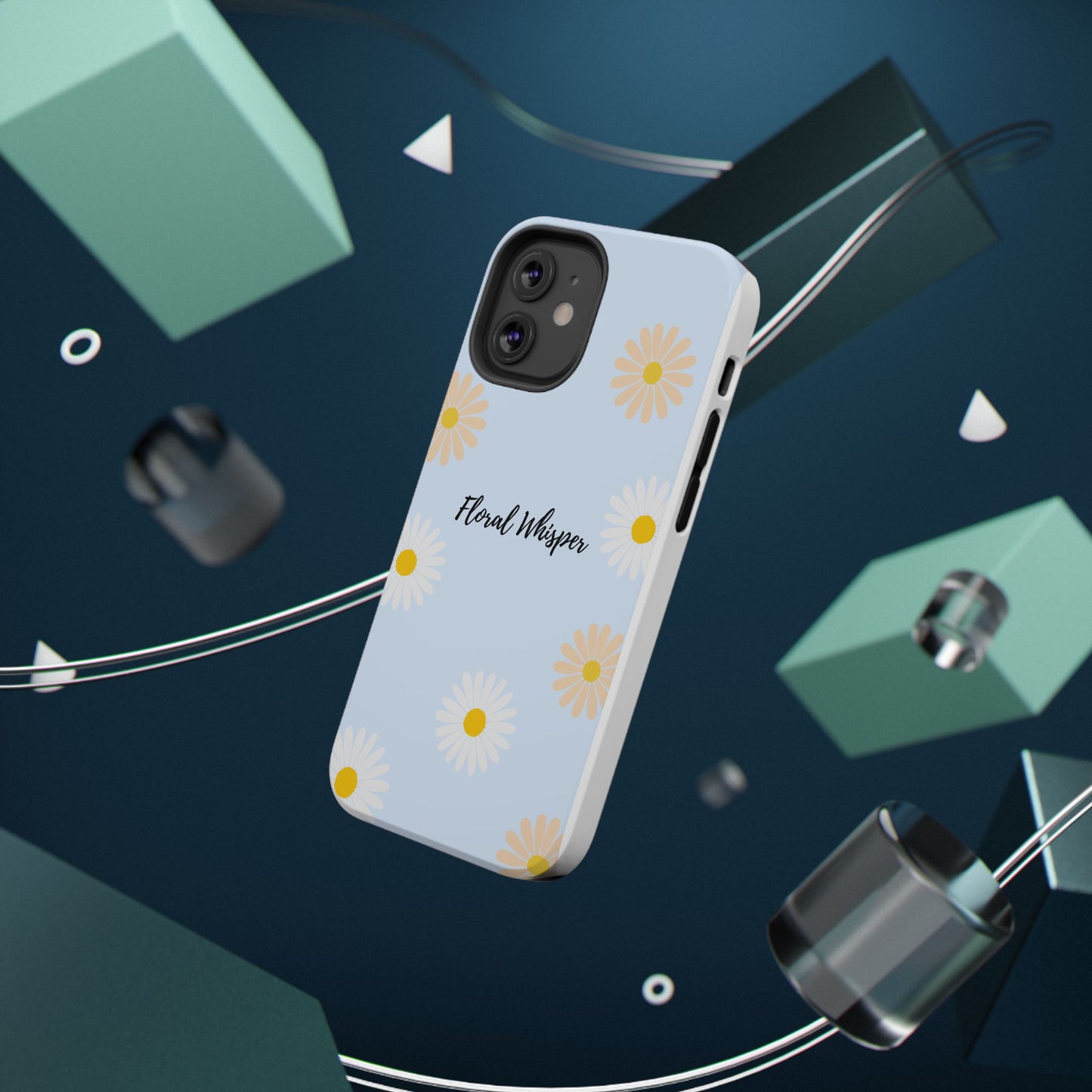 Floral Whisper Impact-Resistant Phone Case | Cute Floral Design, Summer Gift, Durable Phone Accessory, Nature Lover's Case, Protective Cover