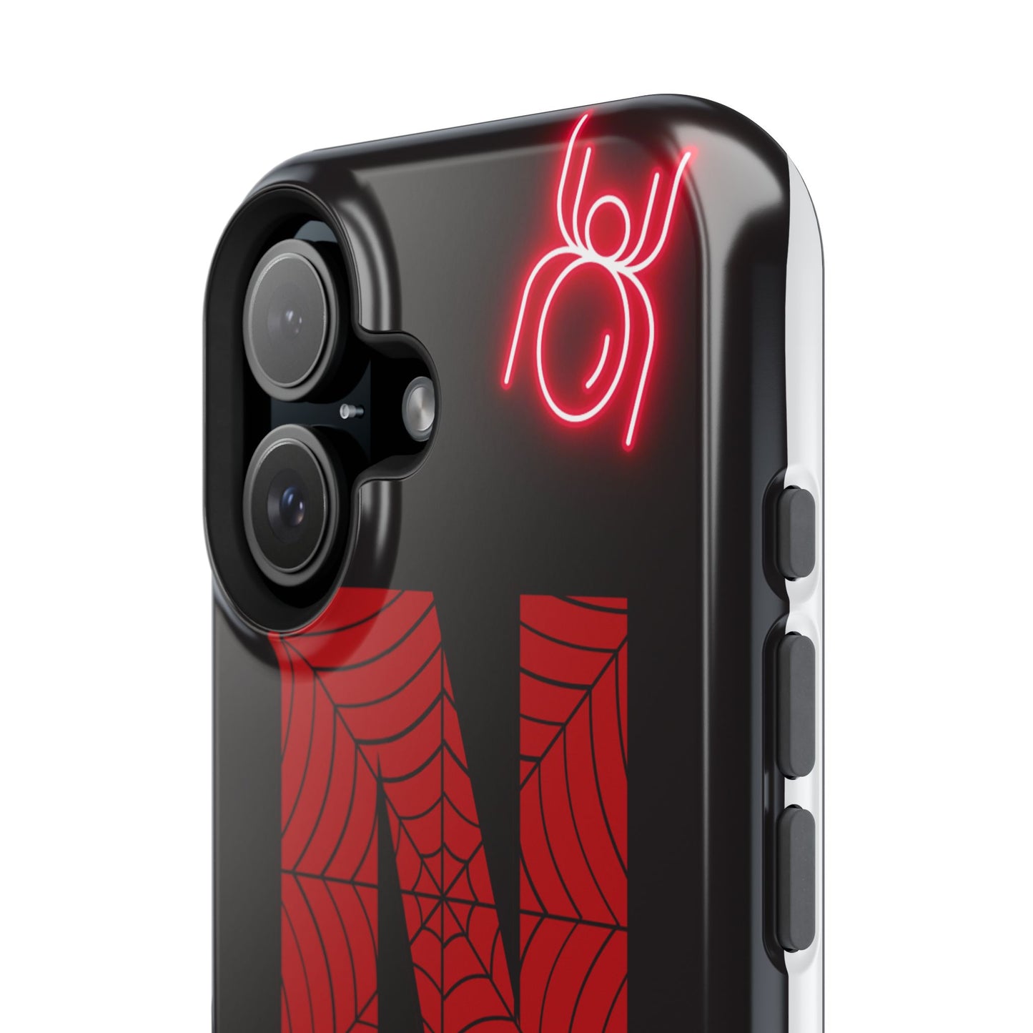 Spider-Design Impact Case for Netflix Lovers, Phone Cover, Gift for Movie Buffs, Halloween Accessory, Unique Phone Protector