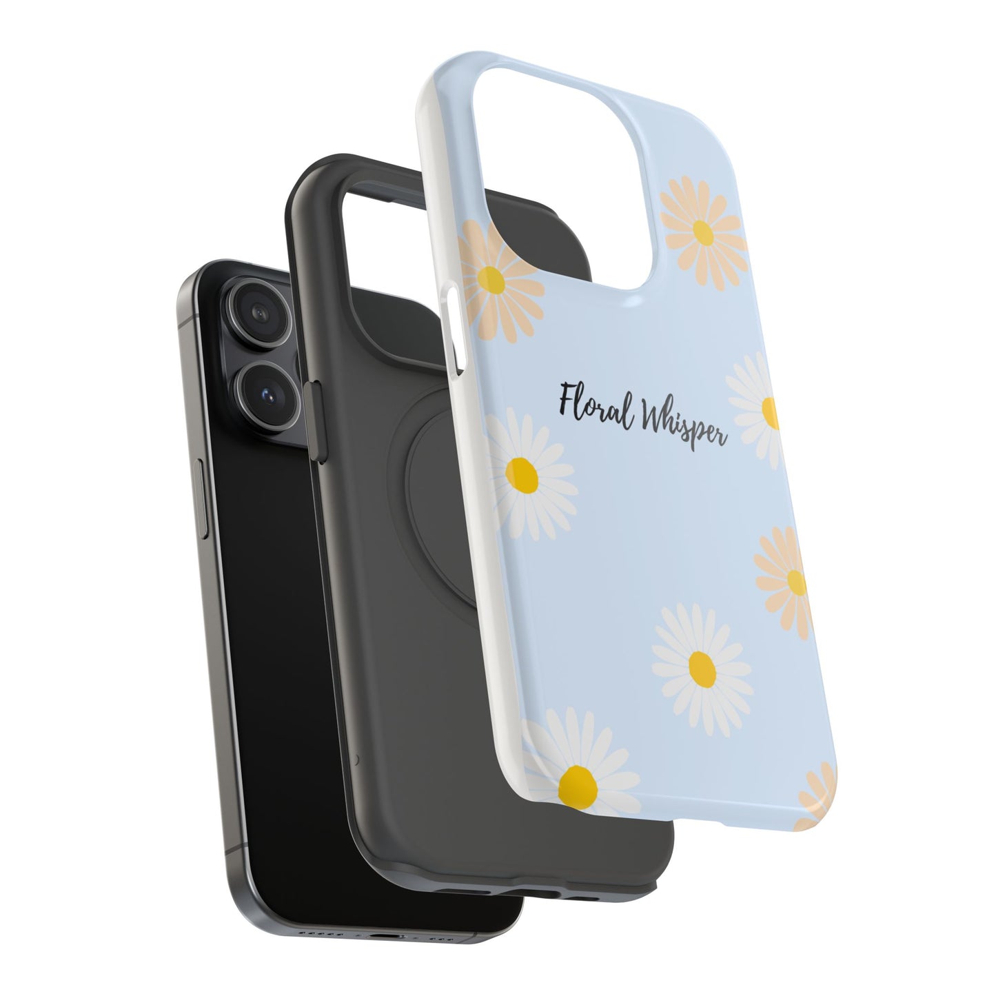 Floral Whisper Impact-Resistant Phone Case | Cute Floral Design, Summer Gift, Durable Phone Accessory, Nature Lover's Case, Protective Cover
