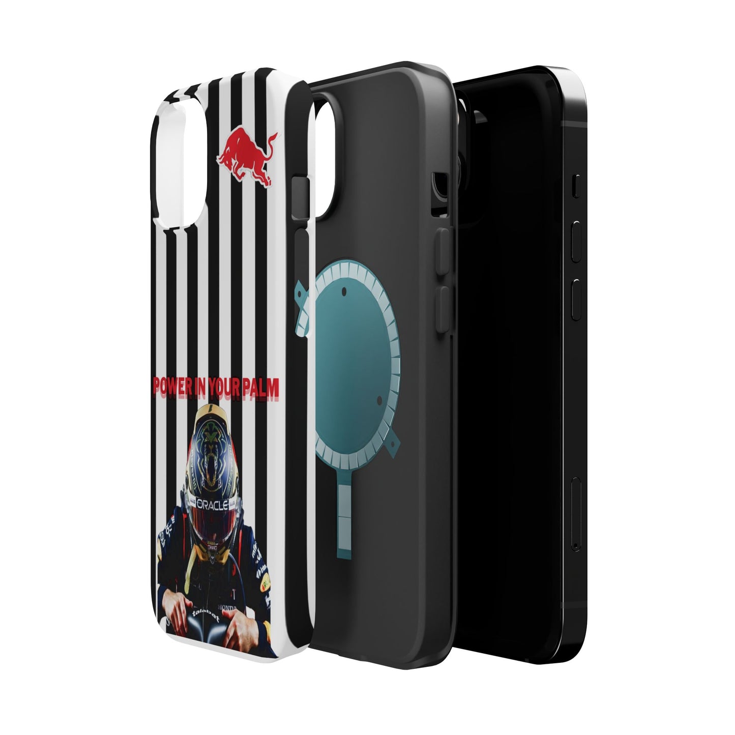 Sleek Magnetic Phone Case, Race Car Enthusiast Gift, Customizable Tough Protector, Unique Racing Design, Power in Your Palm