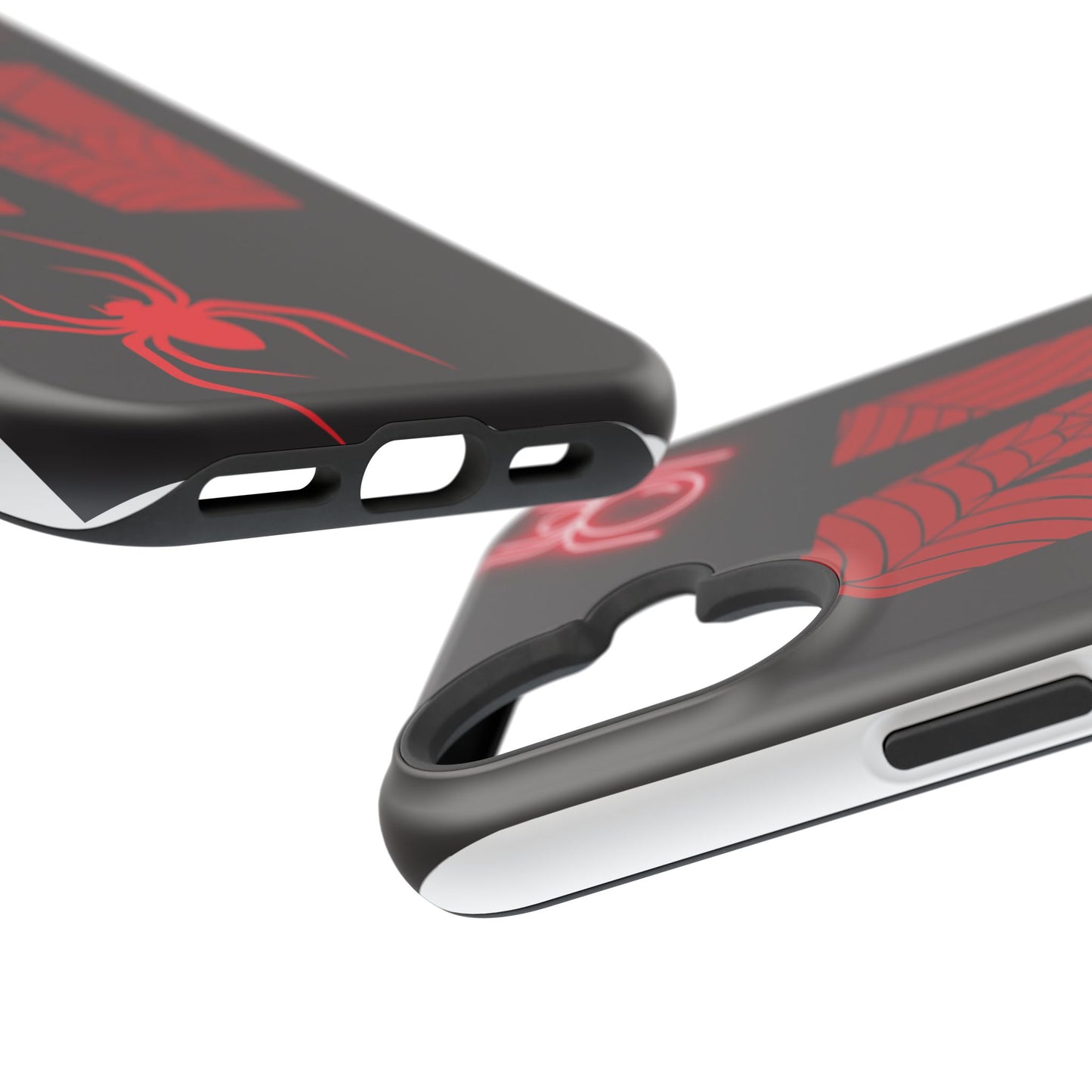 Spider-Design Impact Case for Netflix Lovers, Phone Cover, Gift for Movie Buffs, Halloween Accessory, Unique Phone Protector