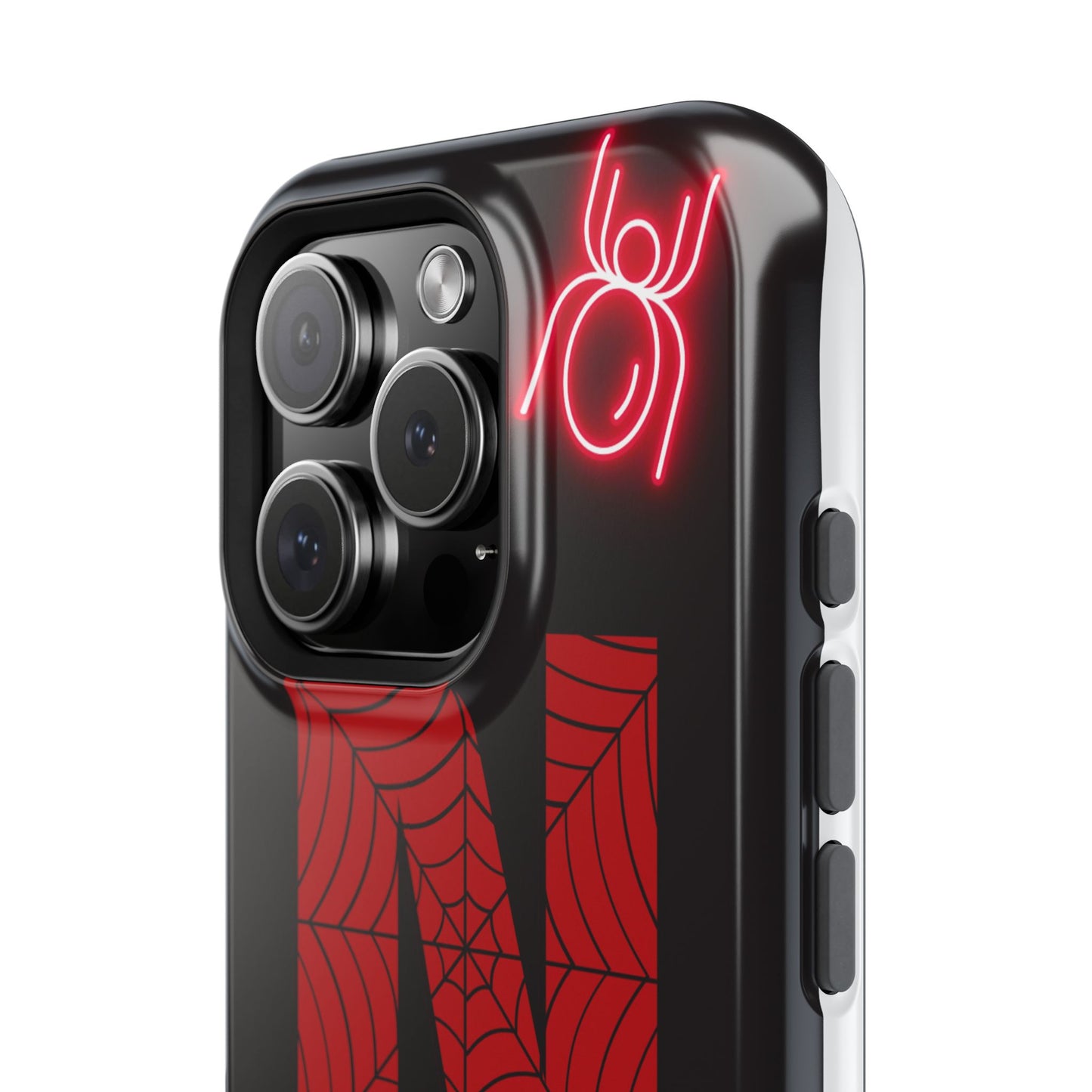 Spider-Design Impact Case for Netflix Lovers, Phone Cover, Gift for Movie Buffs, Halloween Accessory, Unique Phone Protector