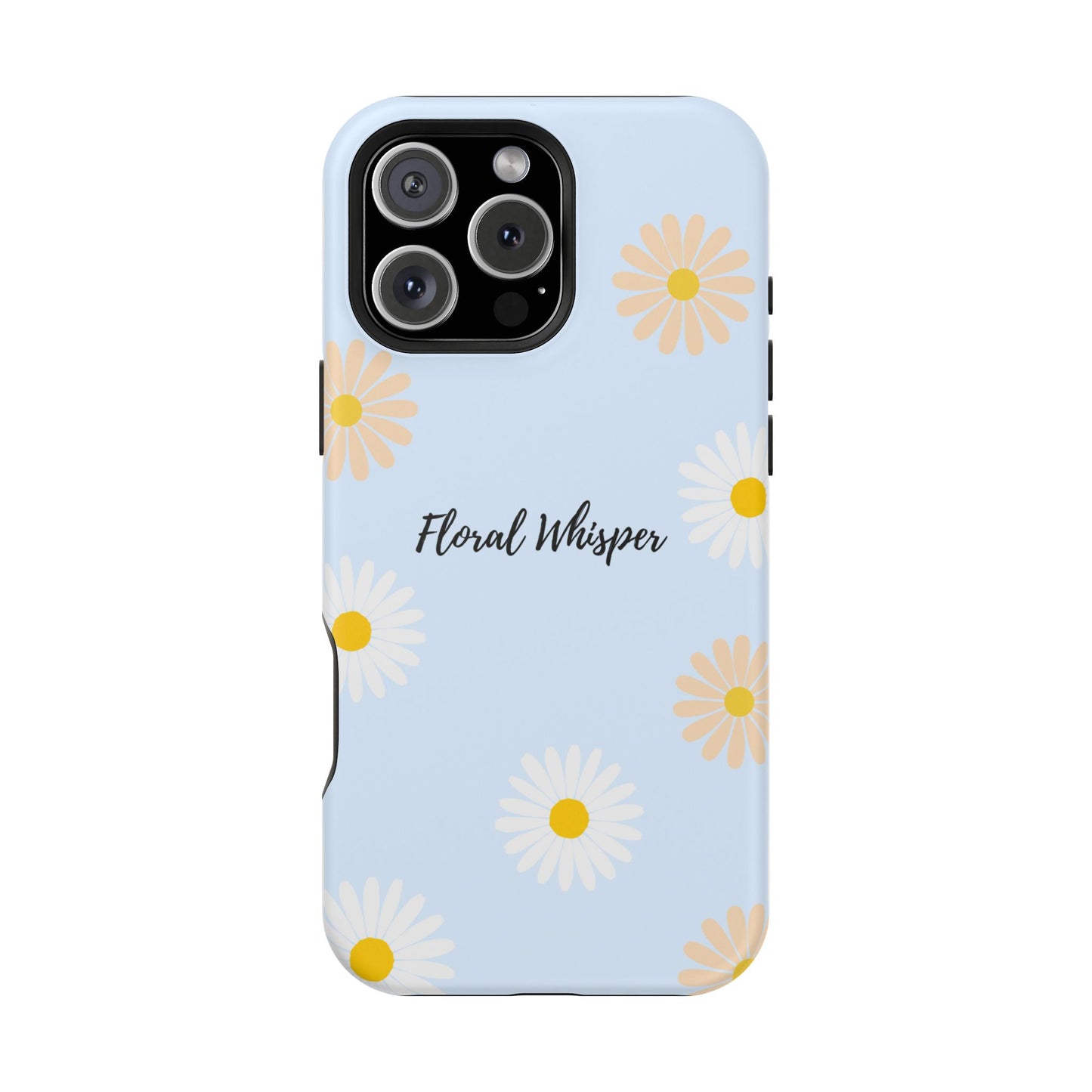 Floral Whisper Impact-Resistant Phone Case | Cute Floral Design, Summer Gift, Durable Phone Accessory, Nature Lover's Case, Protective Cover