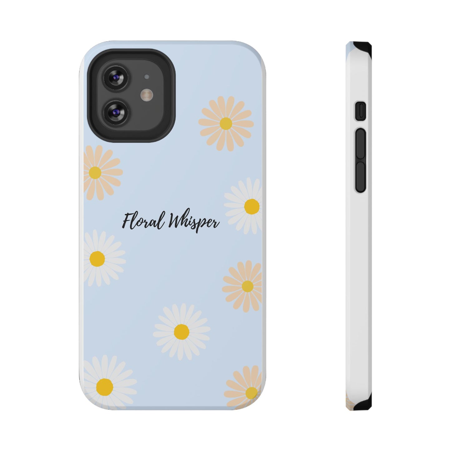 Floral Whisper Impact-Resistant Phone Case | Cute Floral Design, Summer Gift, Durable Phone Accessory, Nature Lover's Case, Protective Cover