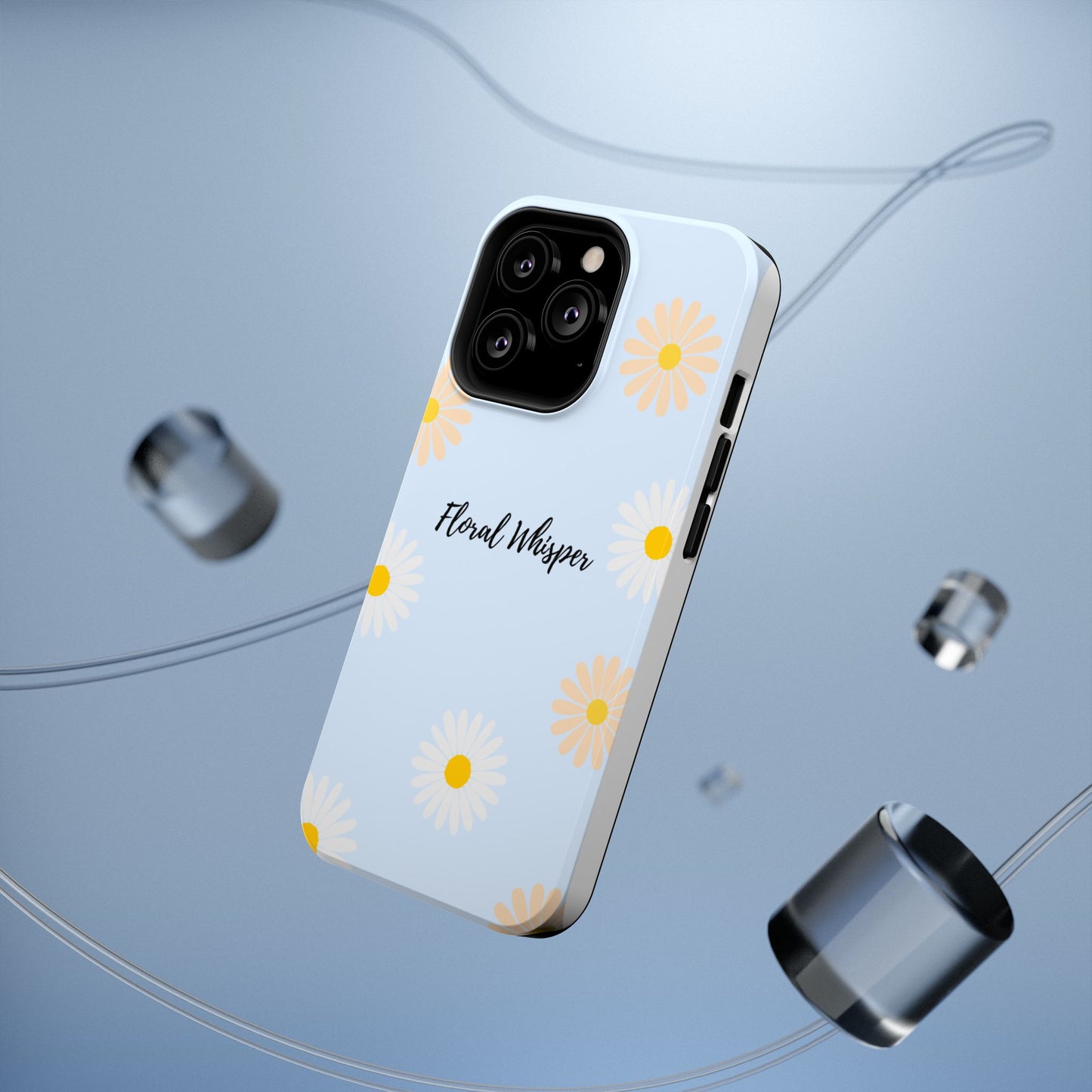 Floral Whisper Impact-Resistant Phone Case | Cute Floral Design, Summer Gift, Durable Phone Accessory, Nature Lover's Case, Protective Cover