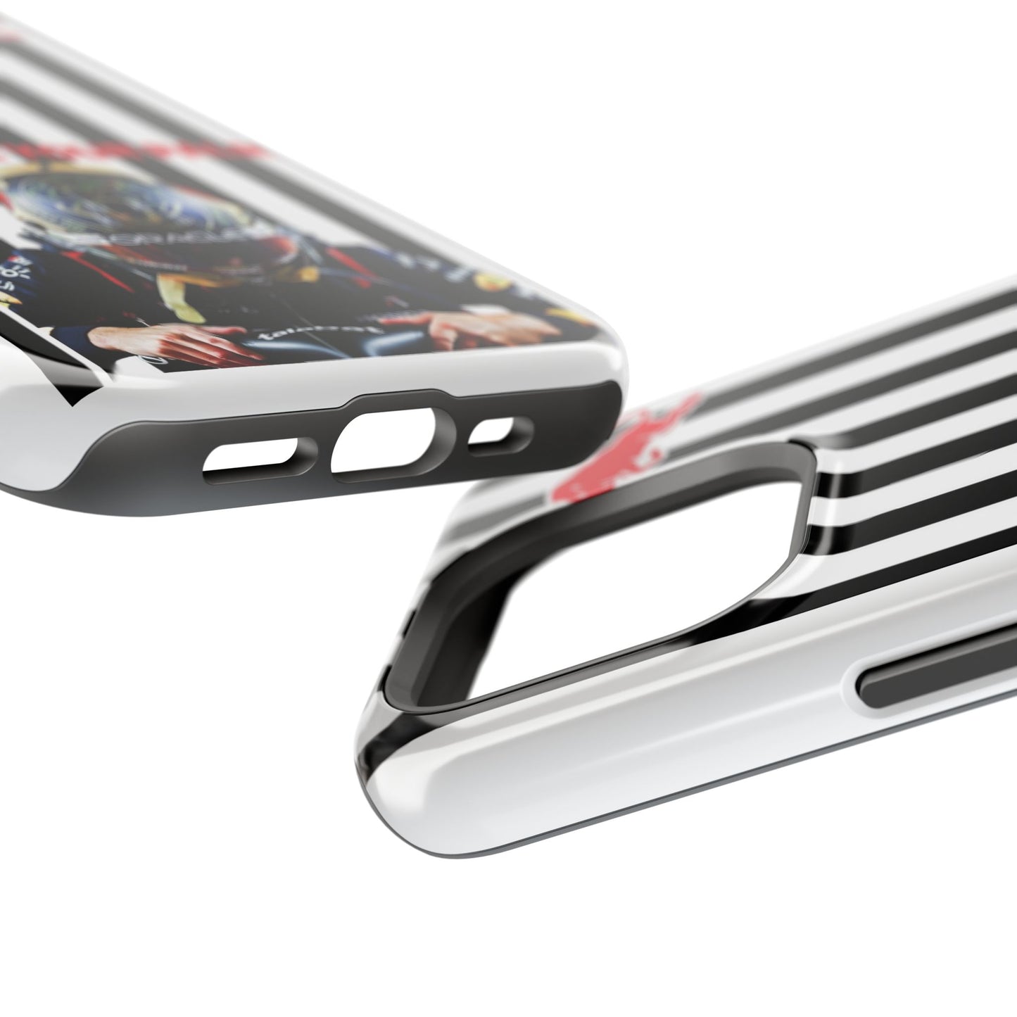 Sleek Magnetic Phone Case, Race Car Enthusiast Gift, Customizable Tough Protector, Unique Racing Design, Power in Your Palm