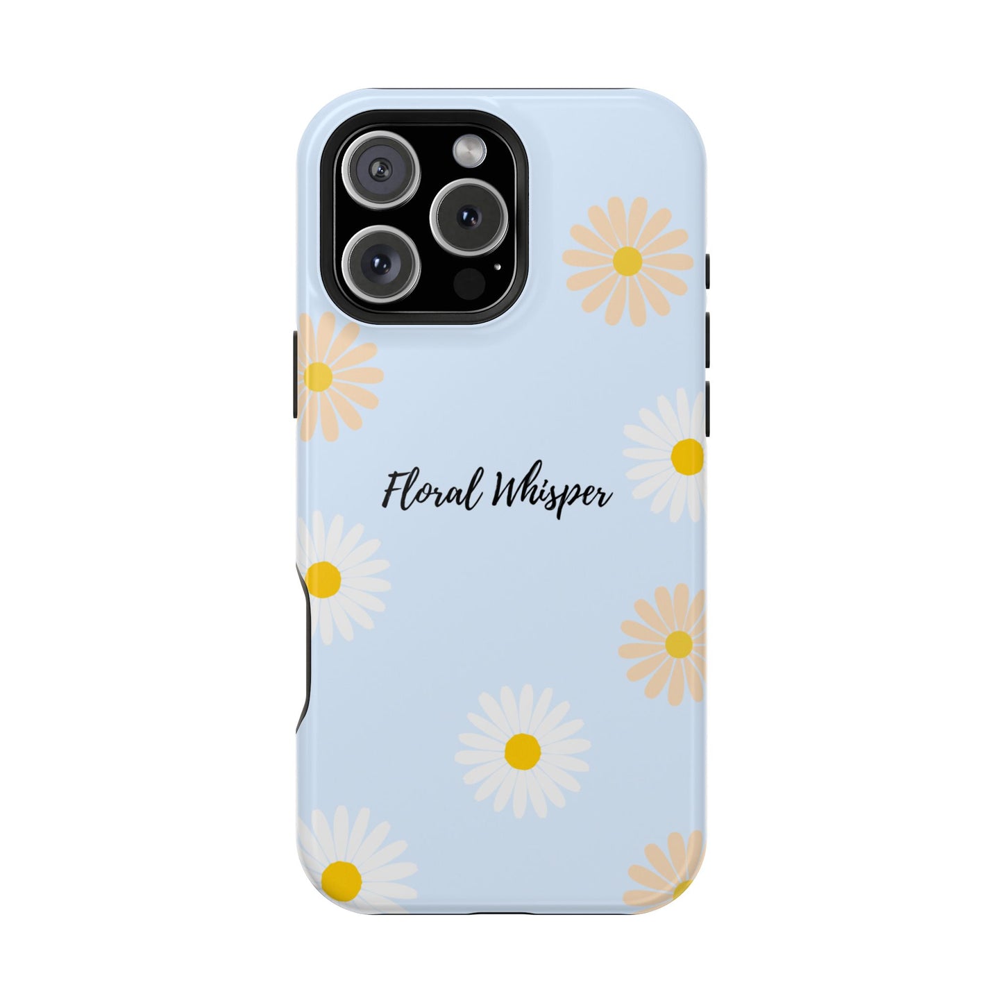 Floral Whisper Impact-Resistant Phone Case | Cute Floral Design, Summer Gift, Durable Phone Accessory, Nature Lover's Case, Protective Cover