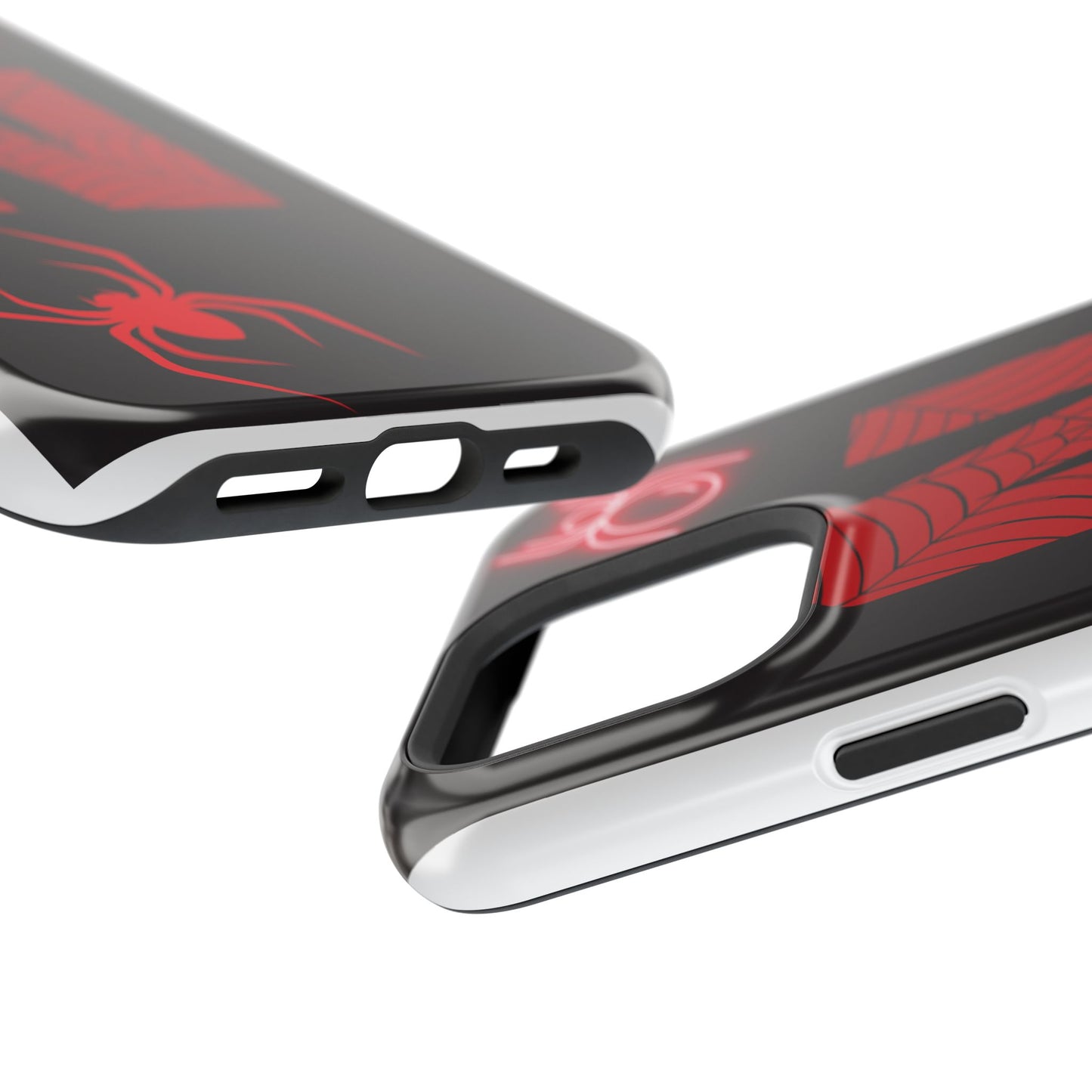 Spider-Design Impact Case for Netflix Lovers, Phone Cover, Gift for Movie Buffs, Halloween Accessory, Unique Phone Protector