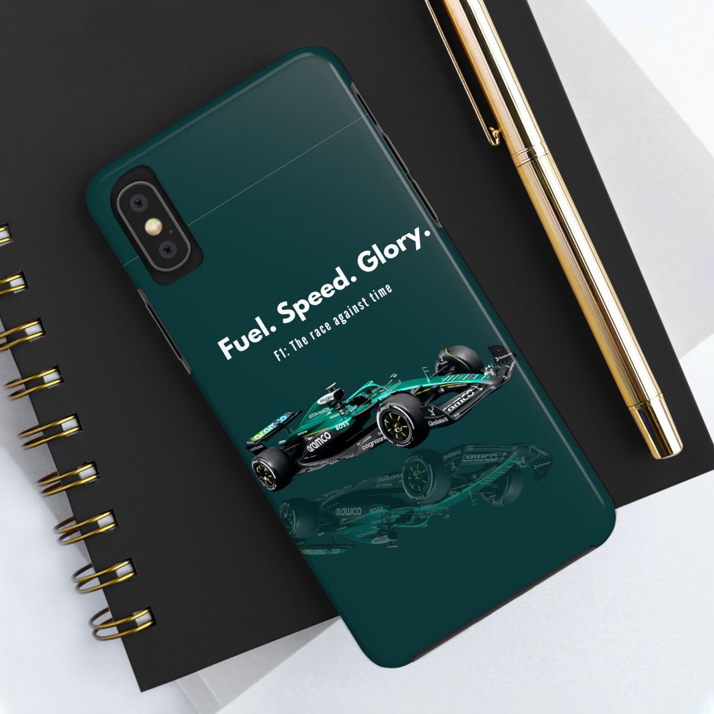 Racing-Inspired Tough Phone Cases | Fuel Speed Glory | Motorsport Gift, Car Enthusiast Accessory, Personalized Phone Cover, Unique [...]