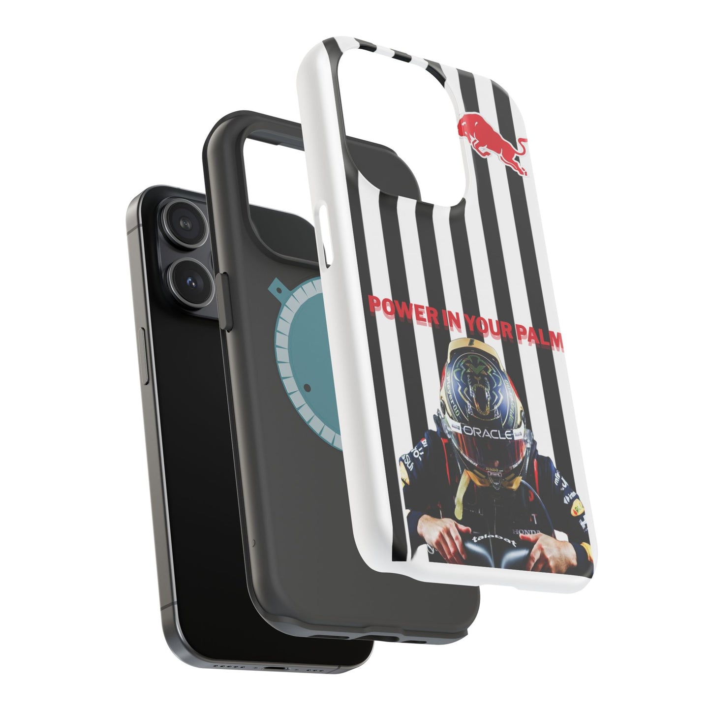 Sleek Magnetic Phone Case, Race Car Enthusiast Gift, Customizable Tough Protector, Unique Racing Design, Power in Your Palm