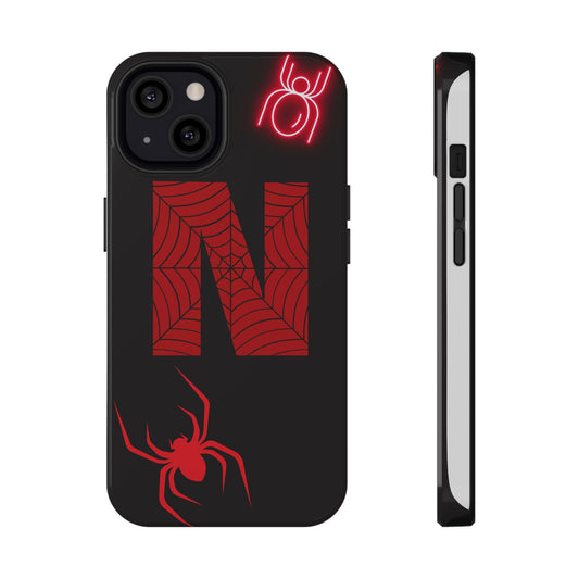 Spider-Design Impact Case for Netflix Lovers, Phone Cover, Gift for Movie Buffs, Halloween Accessory, Unique Phone Protector