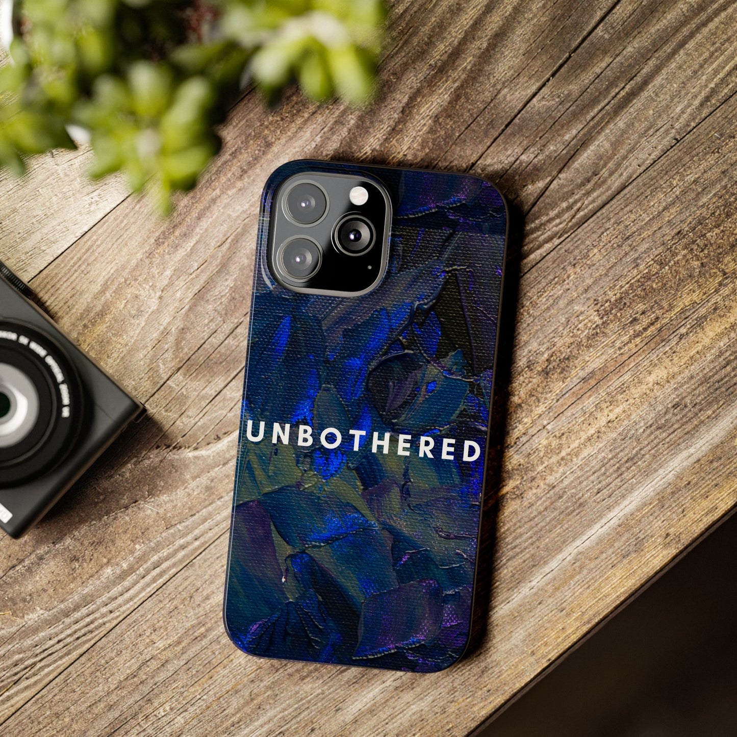 Unbothered Slim Phone Case - Stylish Accessory for Trendsetters, Gift for Minimalists, Phone Protector