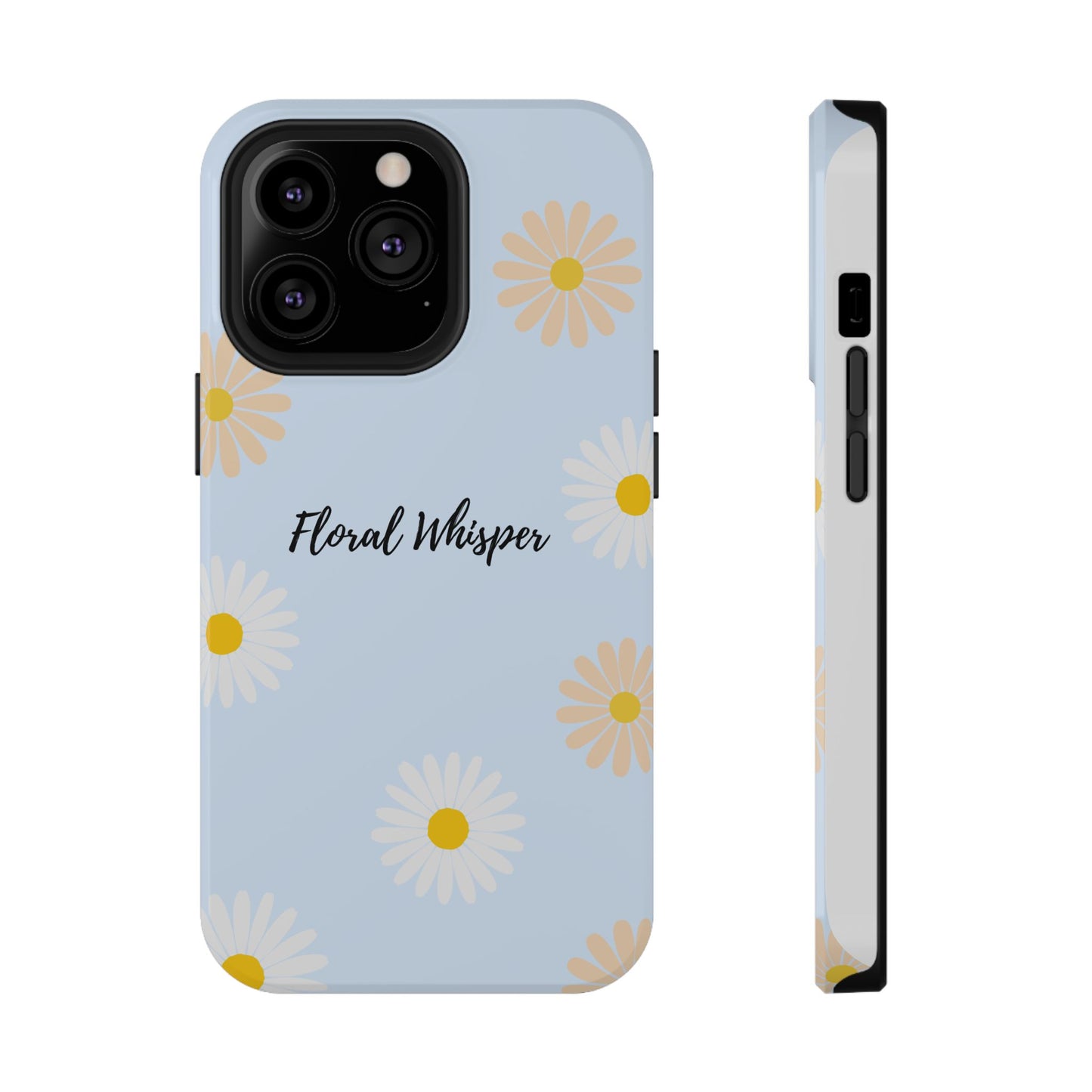Floral Whisper Impact-Resistant Phone Case | Cute Floral Design, Summer Gift, Durable Phone Accessory, Nature Lover's Case, Protective Cover